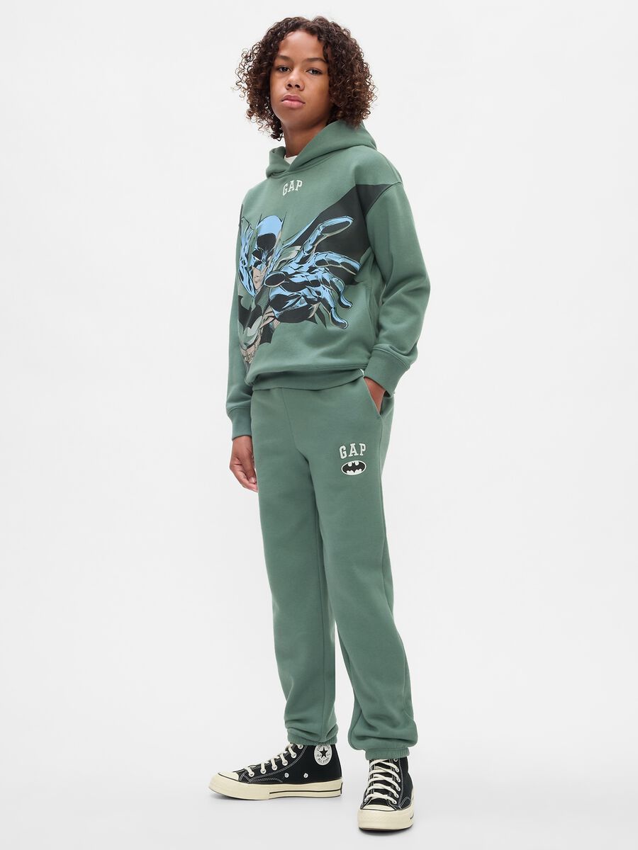 Joggers con stampa Batman e ricamo logo Bambino_0
