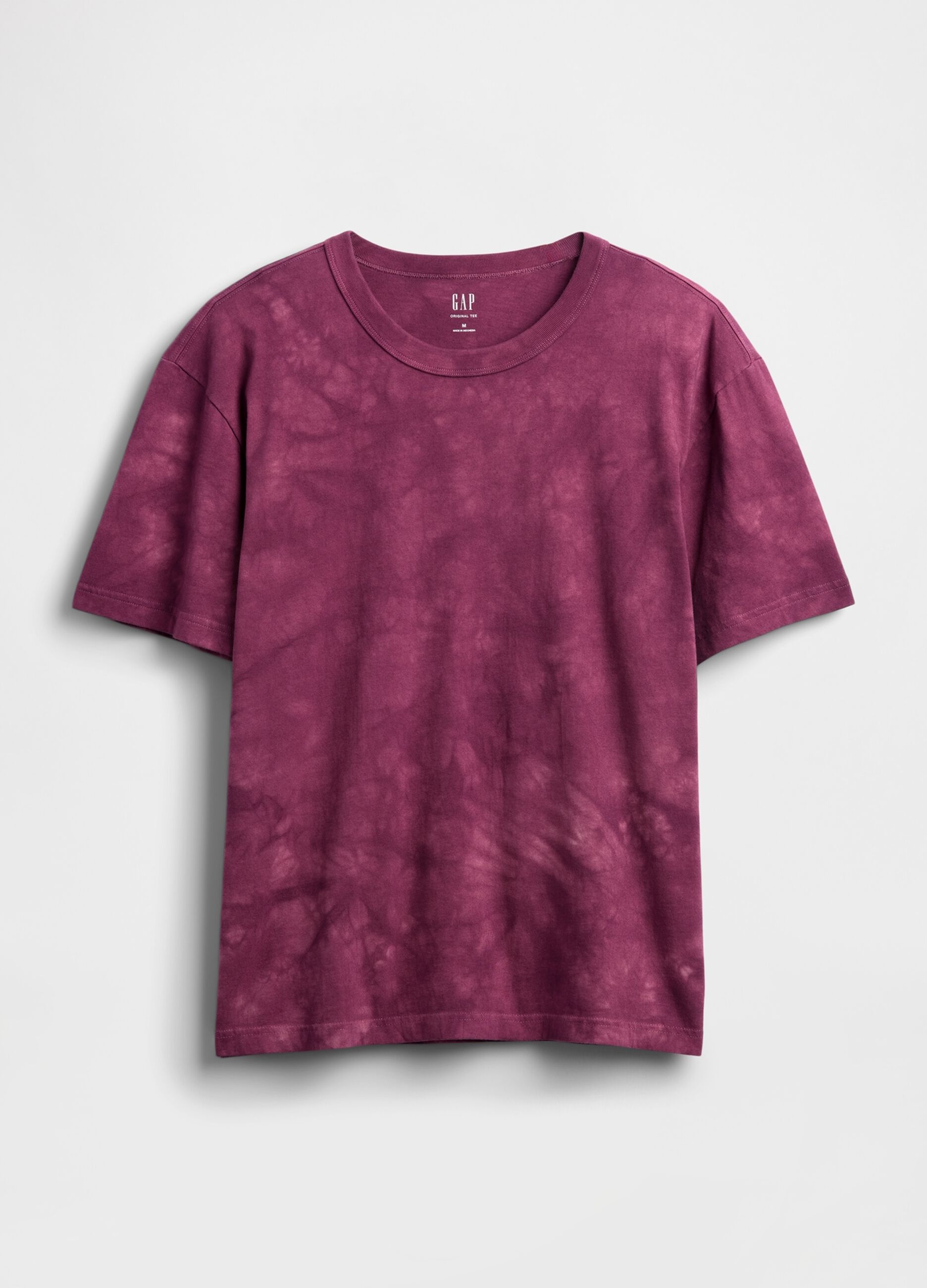 T-shirt viola a maniche corte in cotone_4