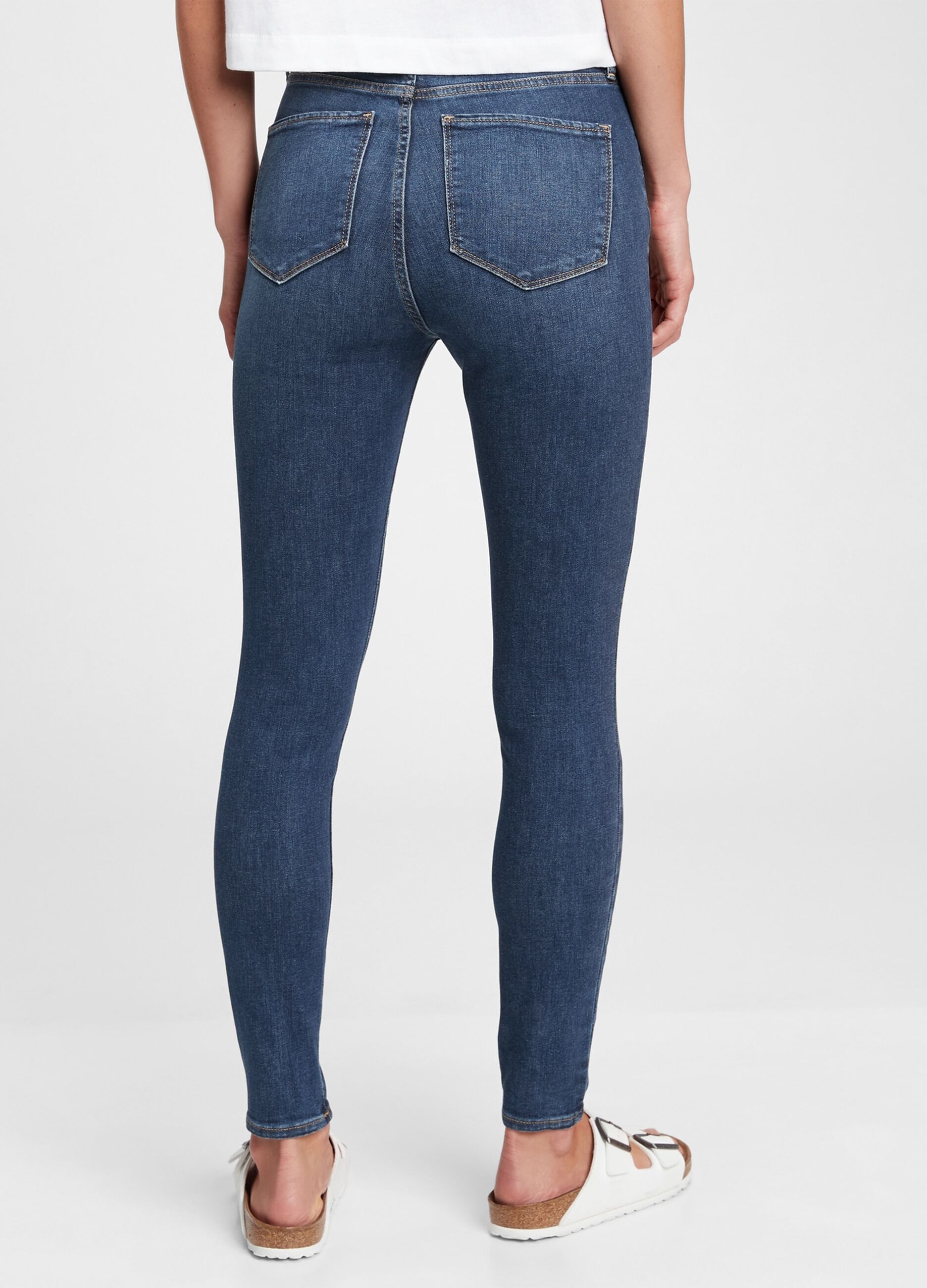 Stretch jeggings with high waist_1