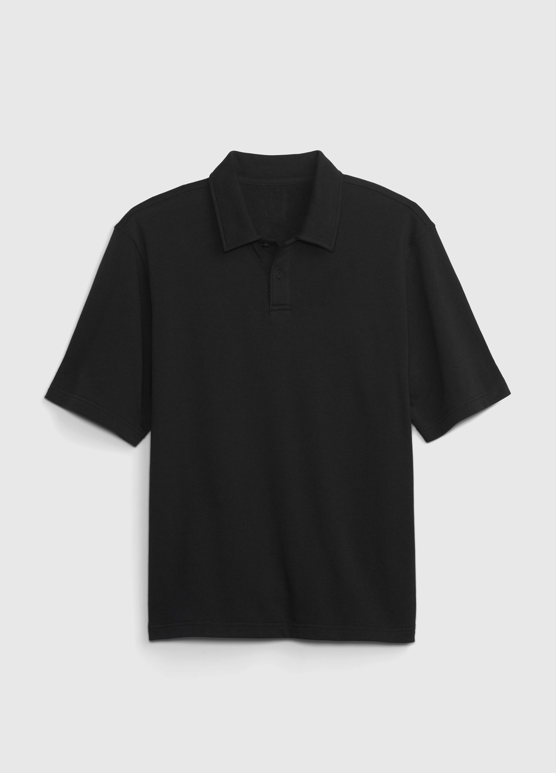 French terry polo shirt_3