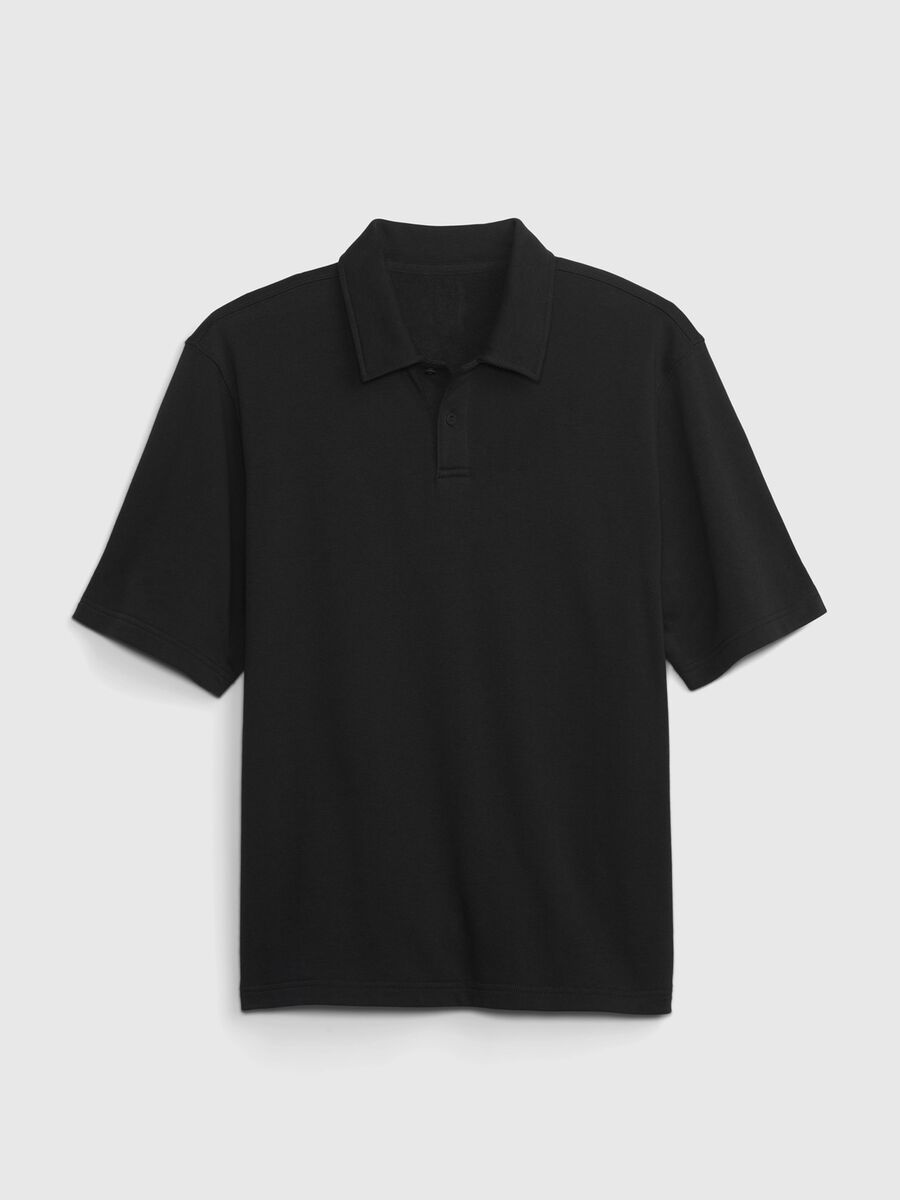 French terry polo shirt Man_3