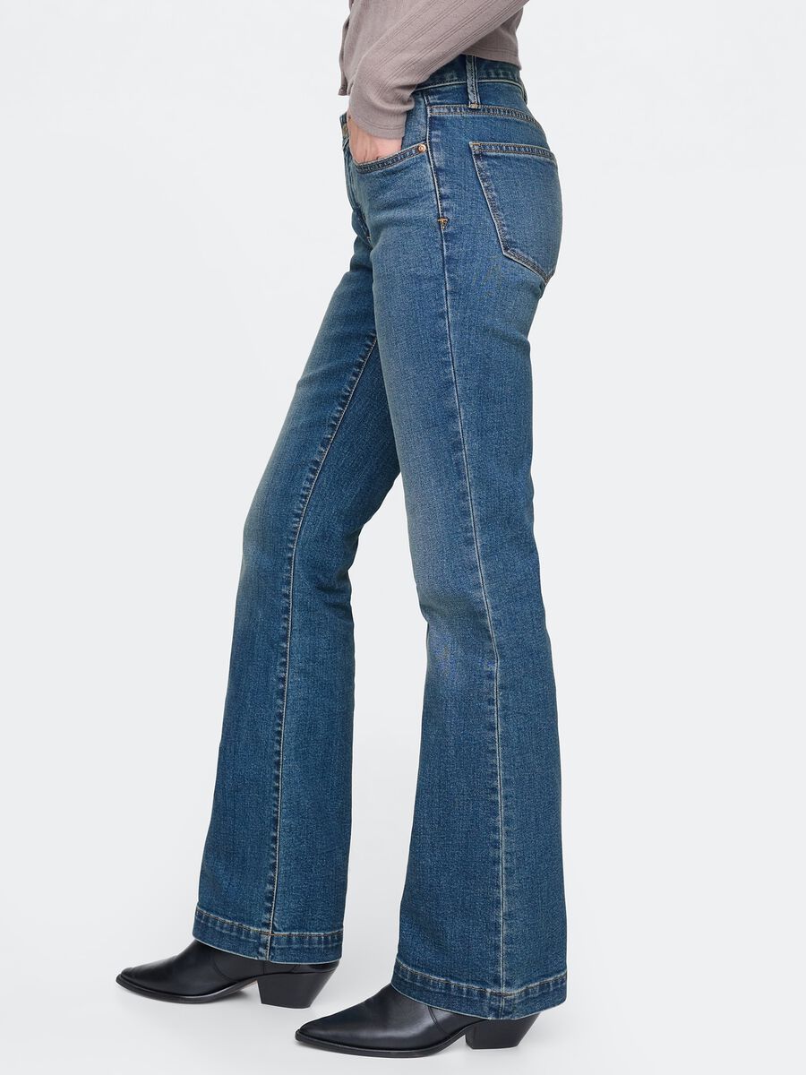 Jeans a gamba larga in misto cotone Gap Donna_3