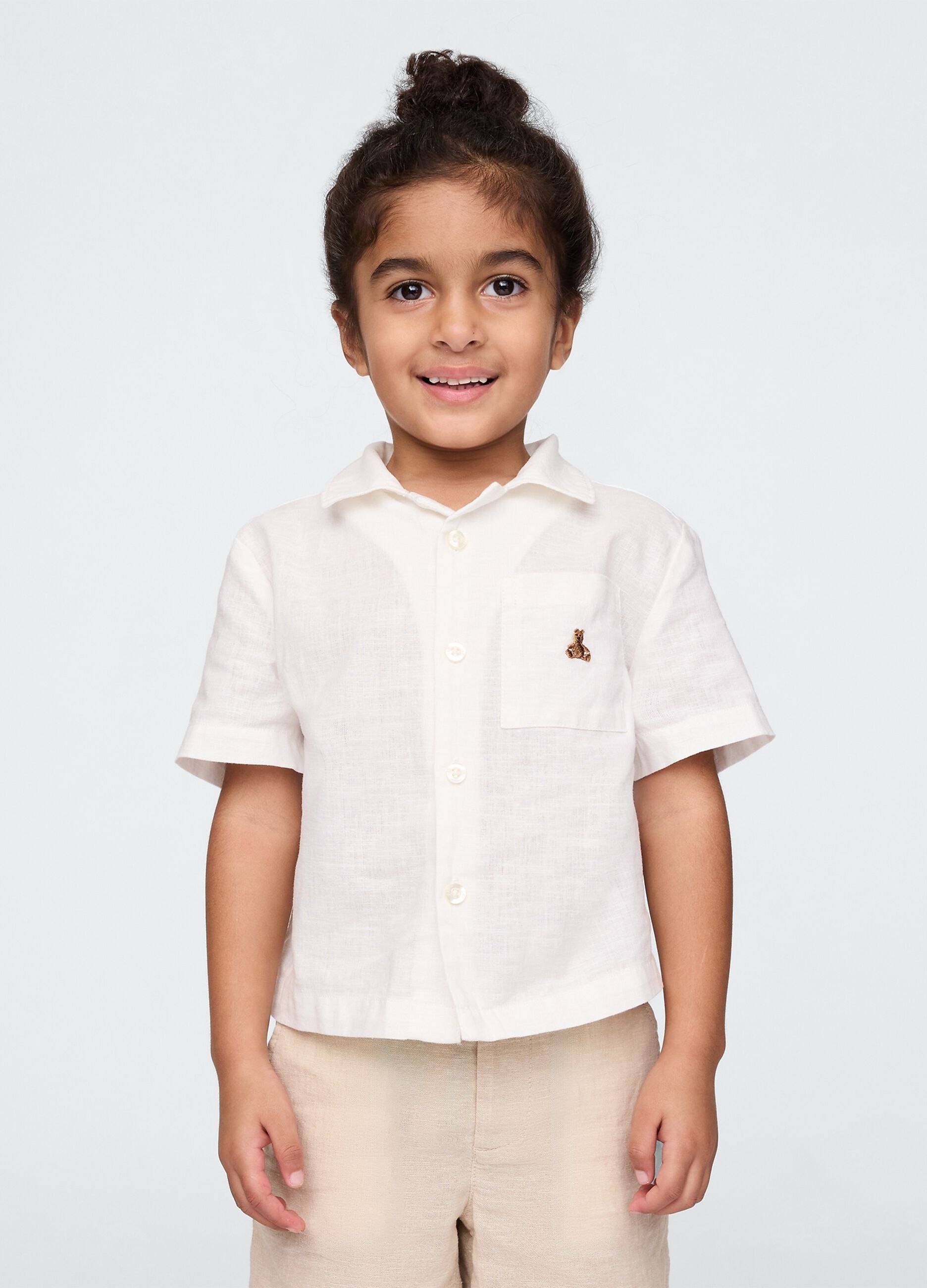 Camicia in lino e cotone per bambino GAP Kids