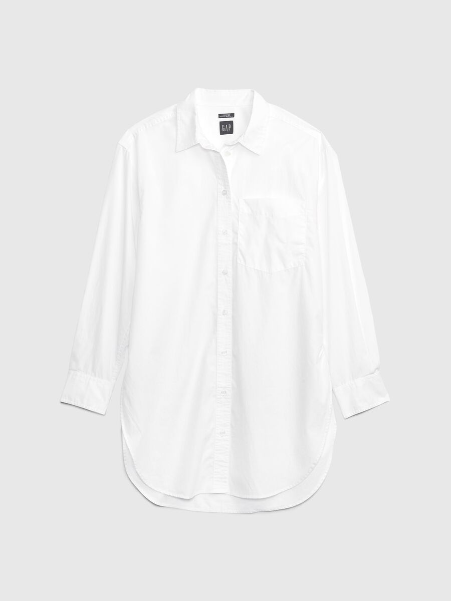 Camicia a tunica in cotone Donna_3
