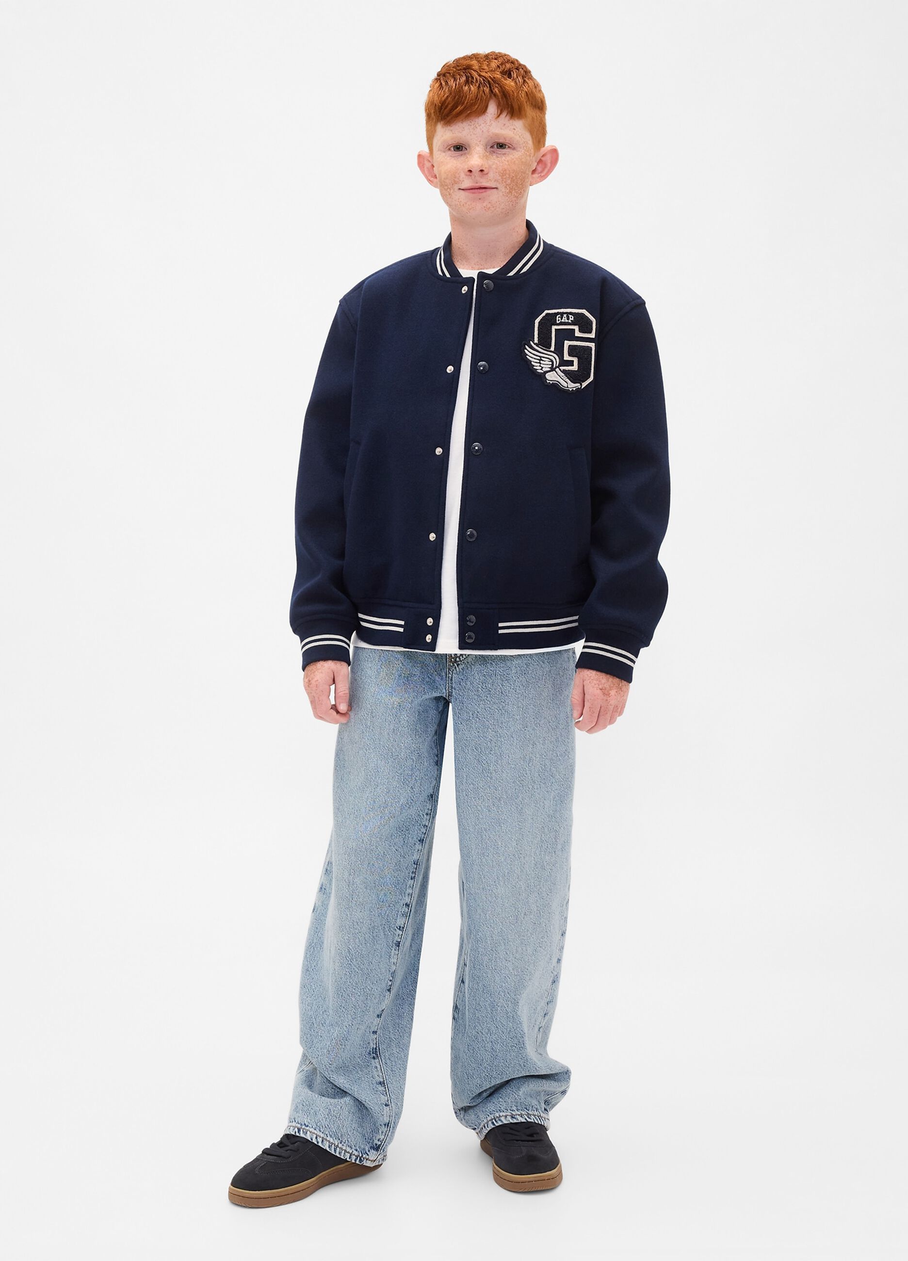 Blue bomber jacket for kids_2