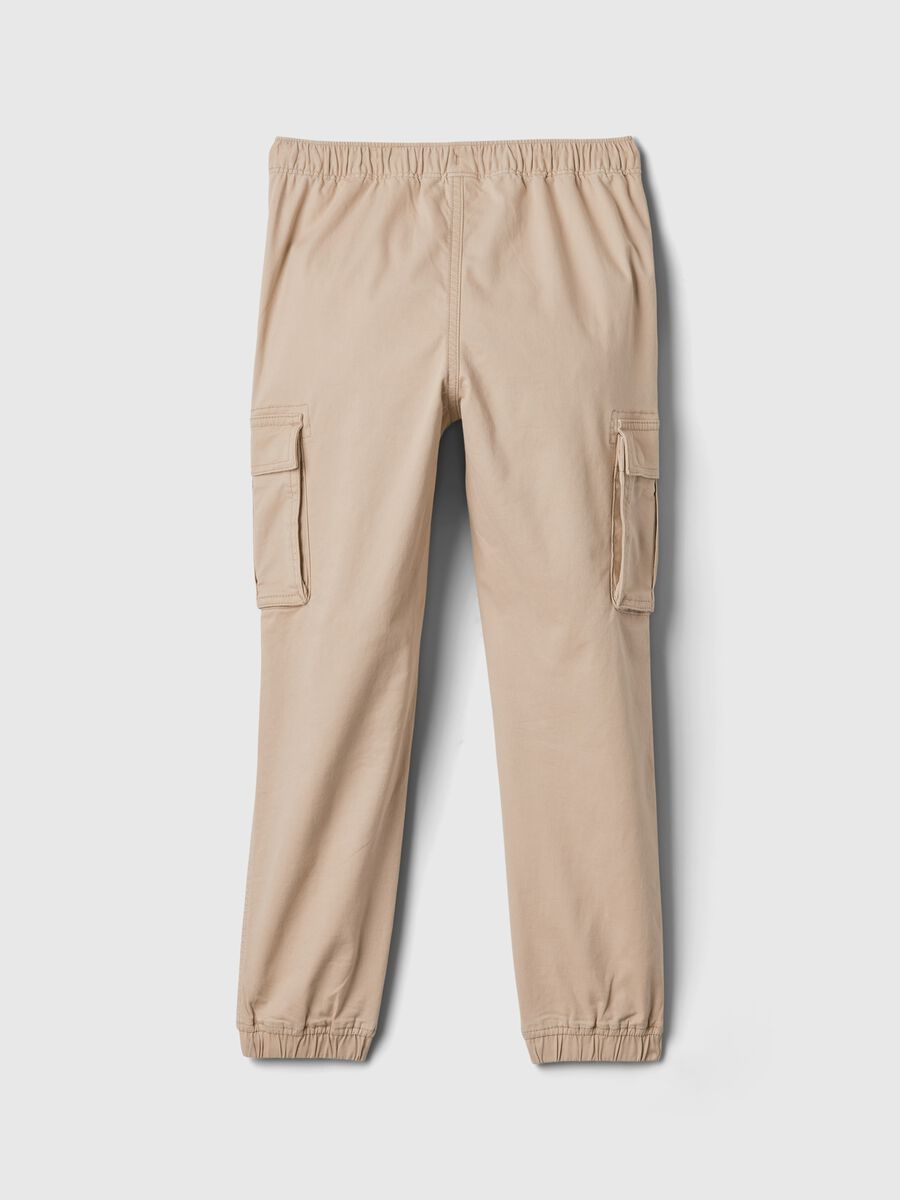Joggers cargo in cotone stretch Bambino_4