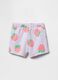 Shorts con stampa fragole_1