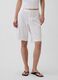 Shorts in misto lino e viscosa_1