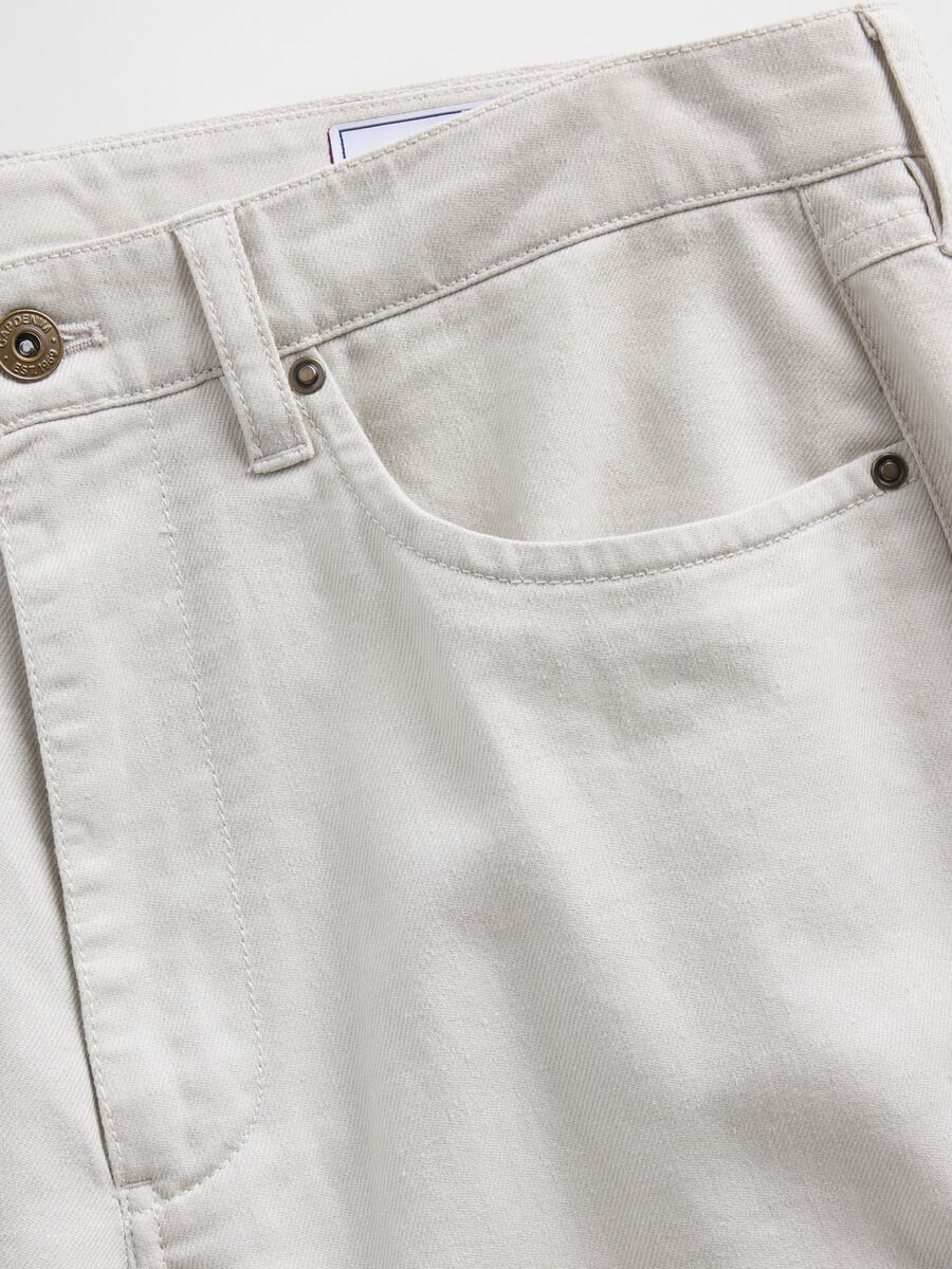 Linen and cotton blend trousers Man_5