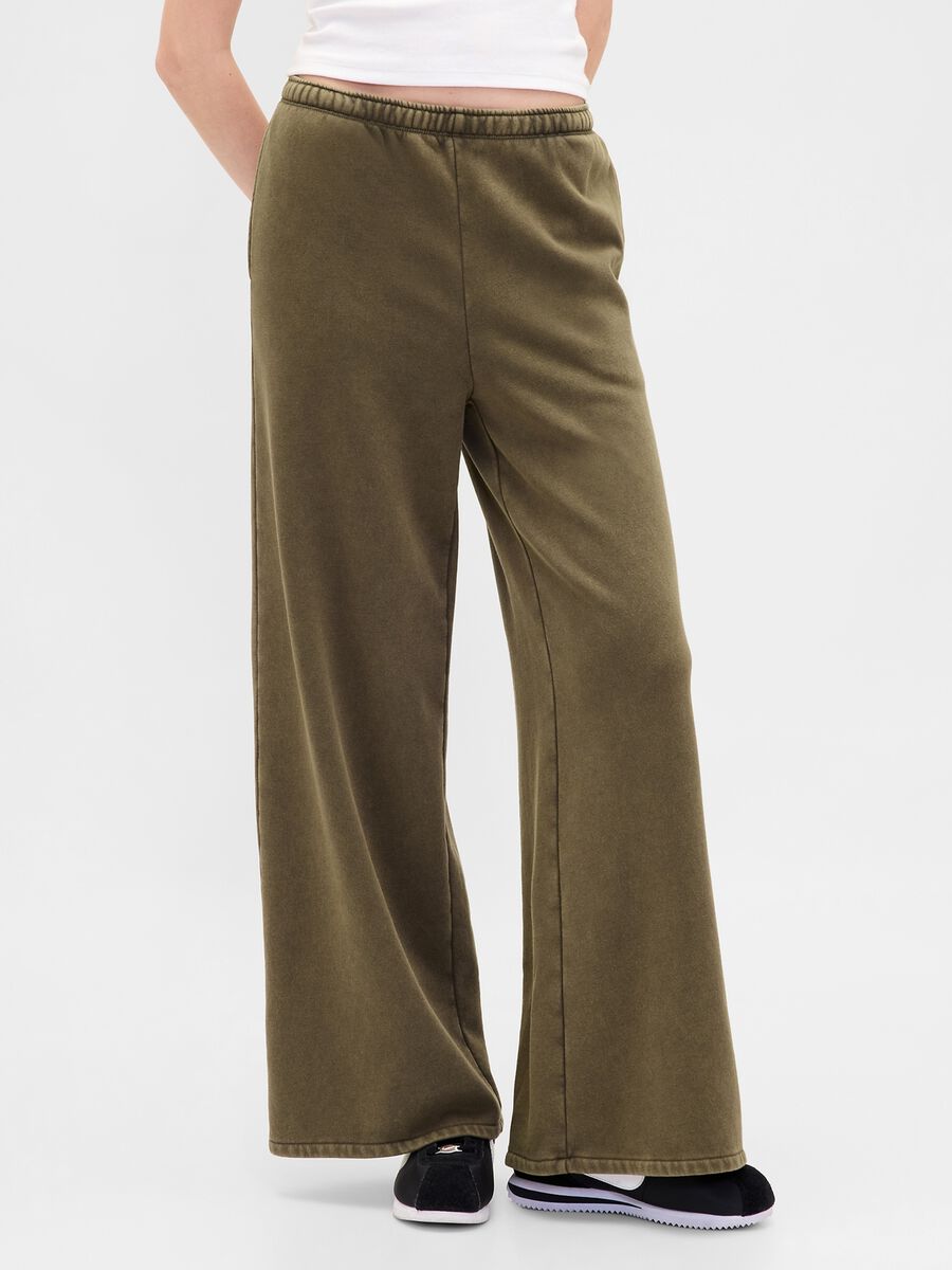 Wide Leg Sports Trousers Woman_1