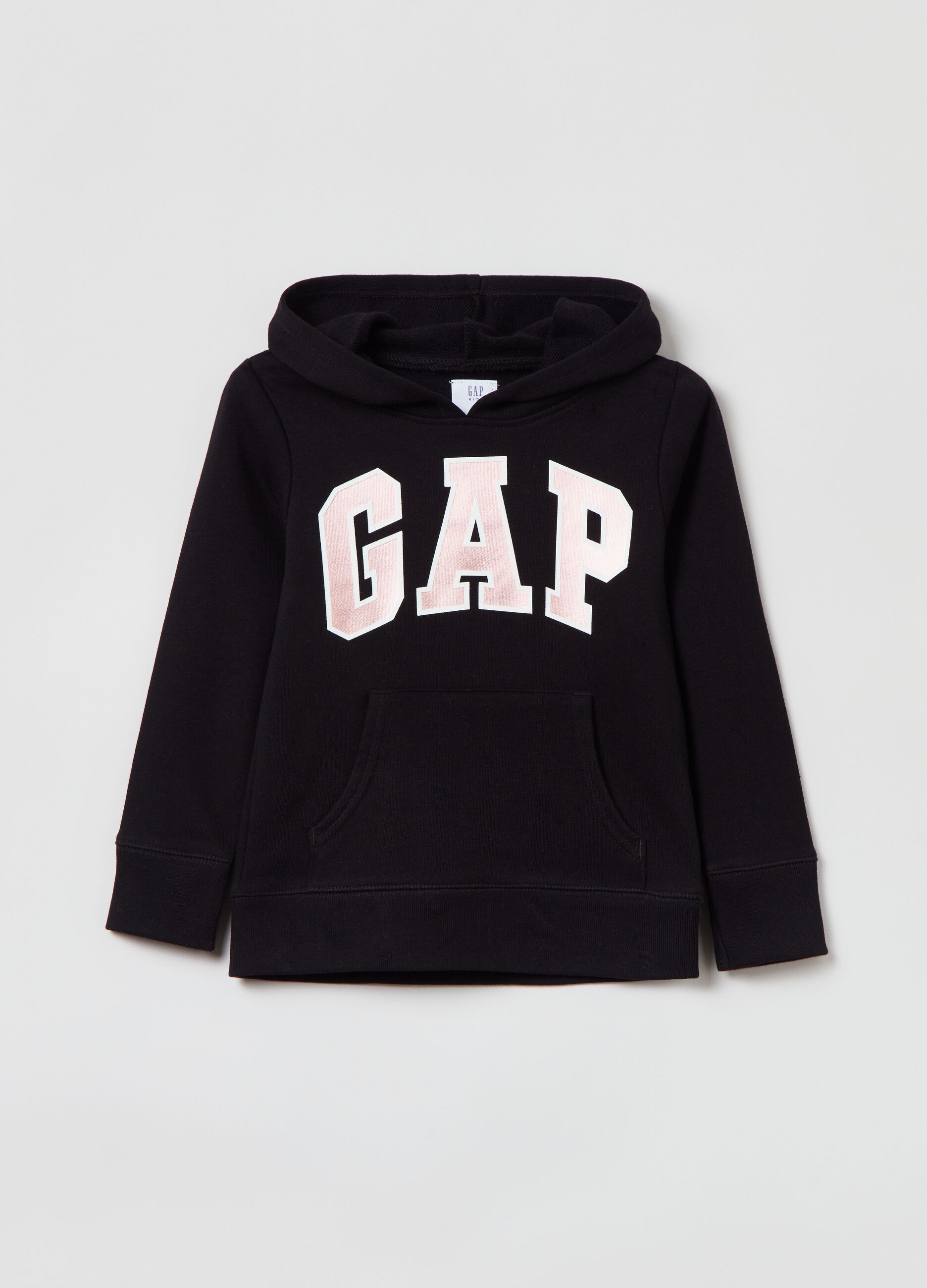 Hoodie with printed logo