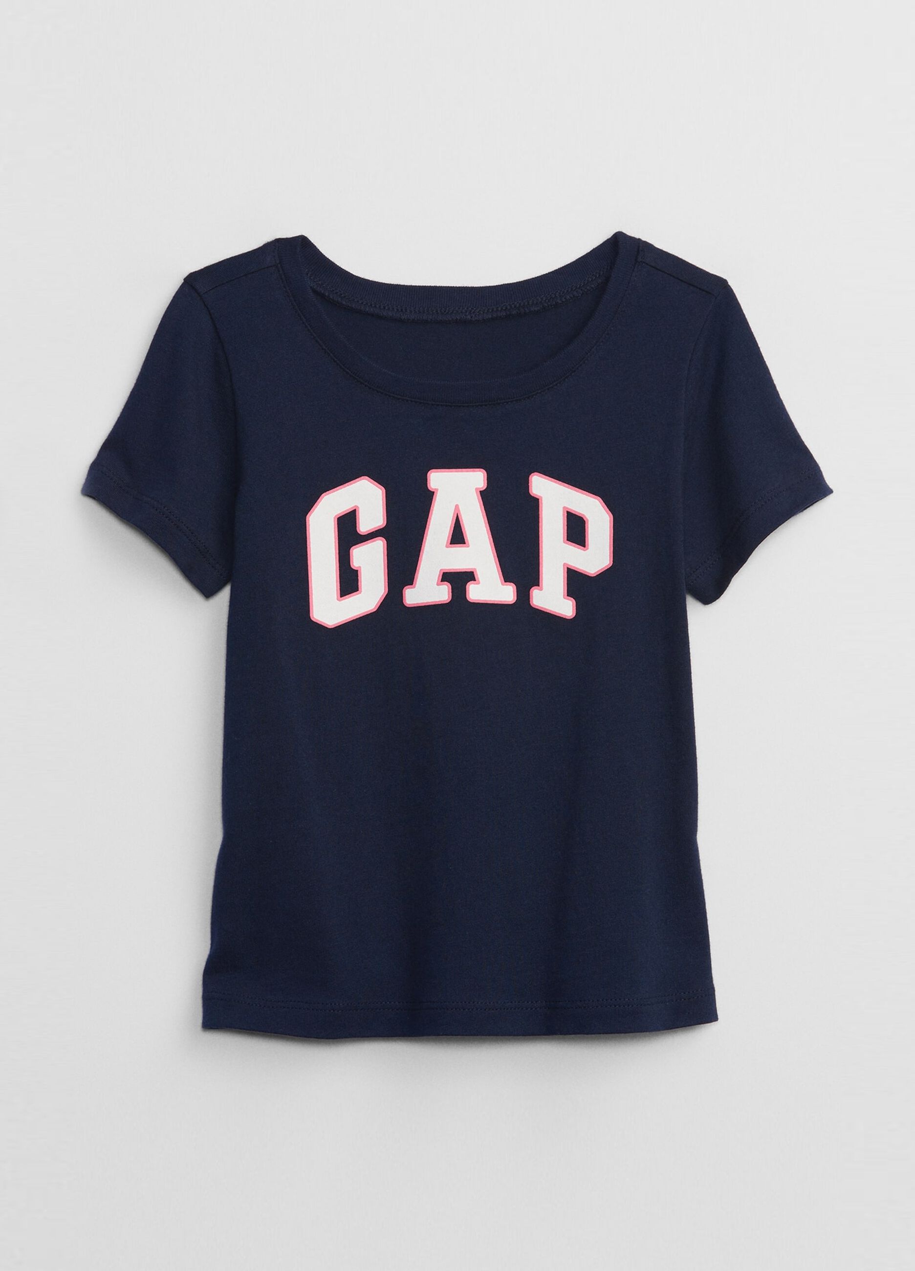 T-shirt in cotone con stampa logo 