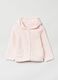 Cardigan tricot con cappuccio e orecchie_0