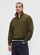 Green Half-Zip Sweatshirt_0