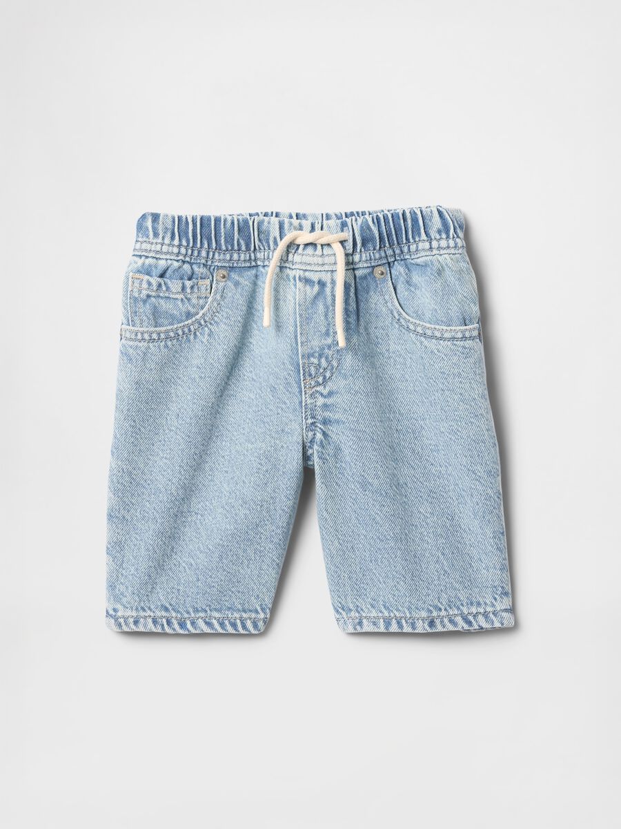 Shorts in denim Bambino_0