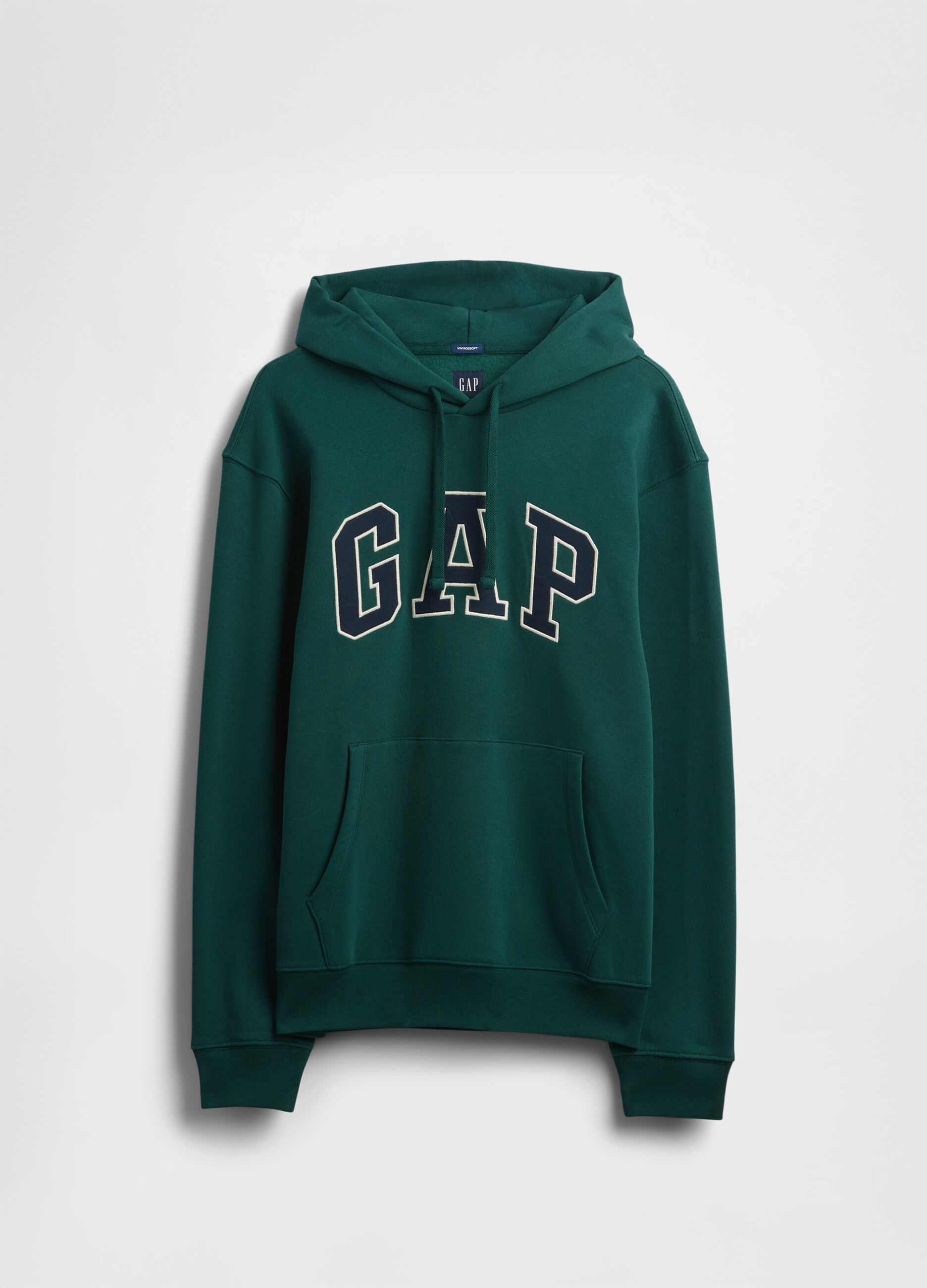 Felpa con cappuccio e logo