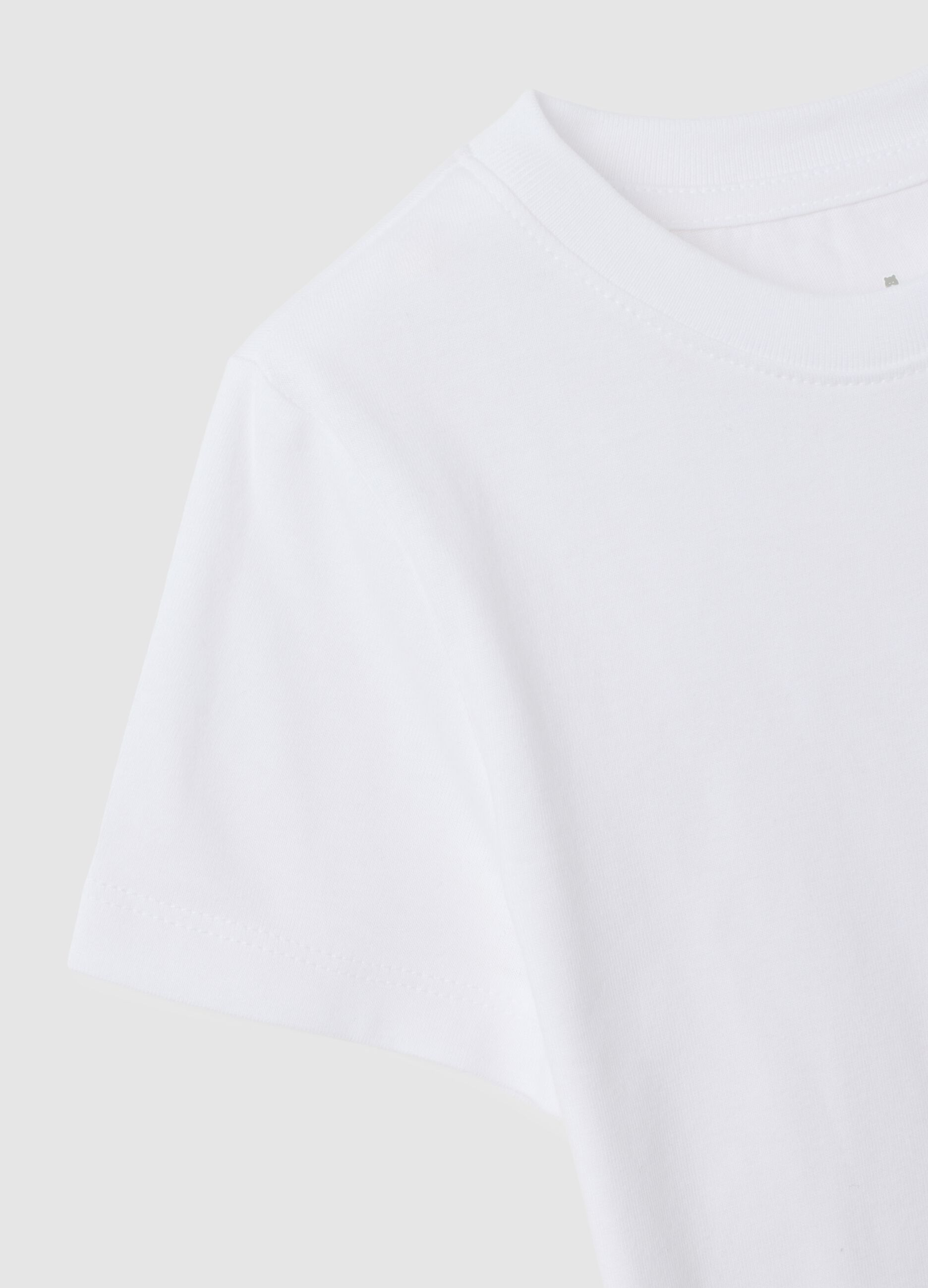 T-shirt in cotone con tasca_2