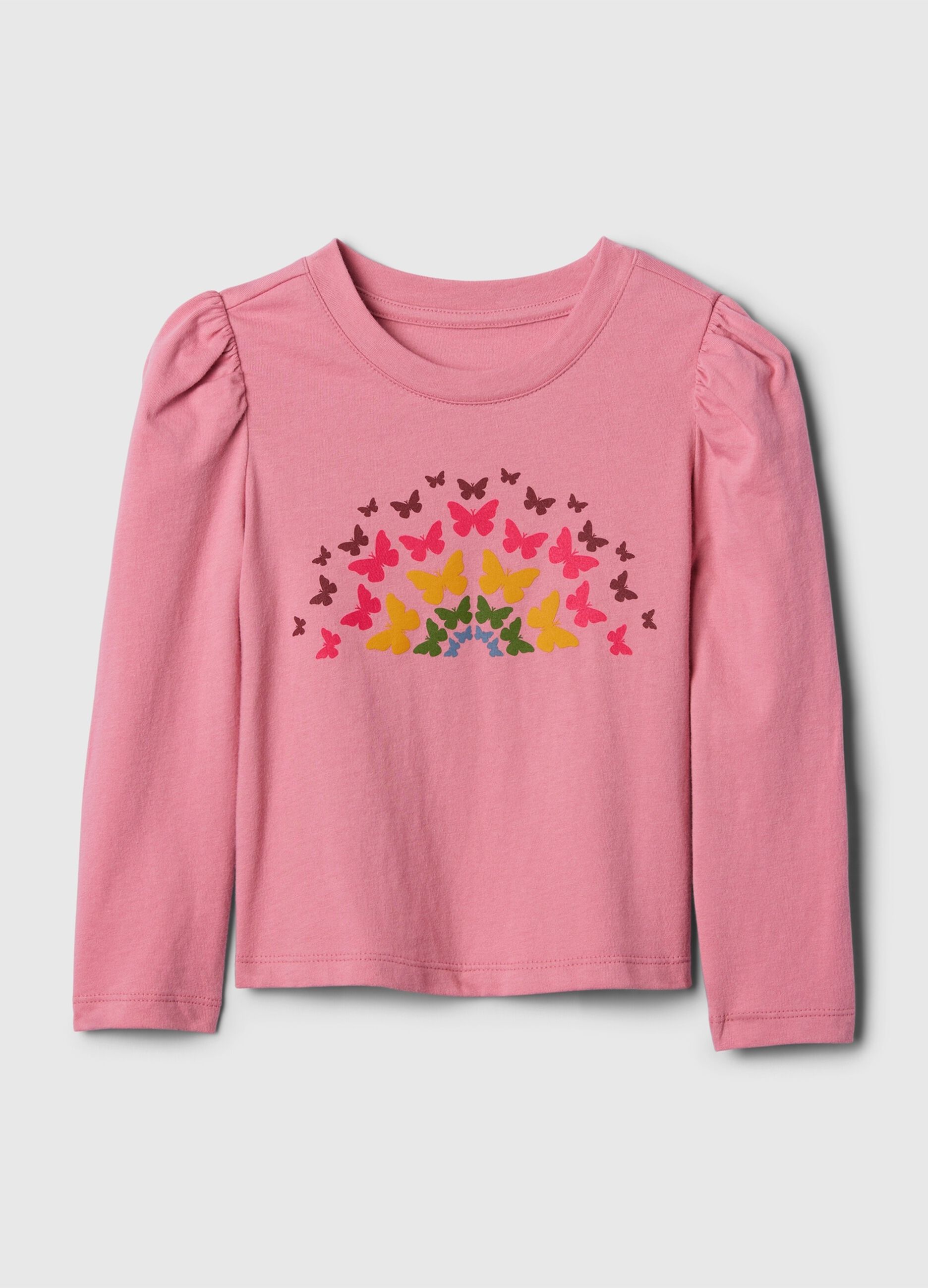 T-shirt a maniche lunghe con stampa
