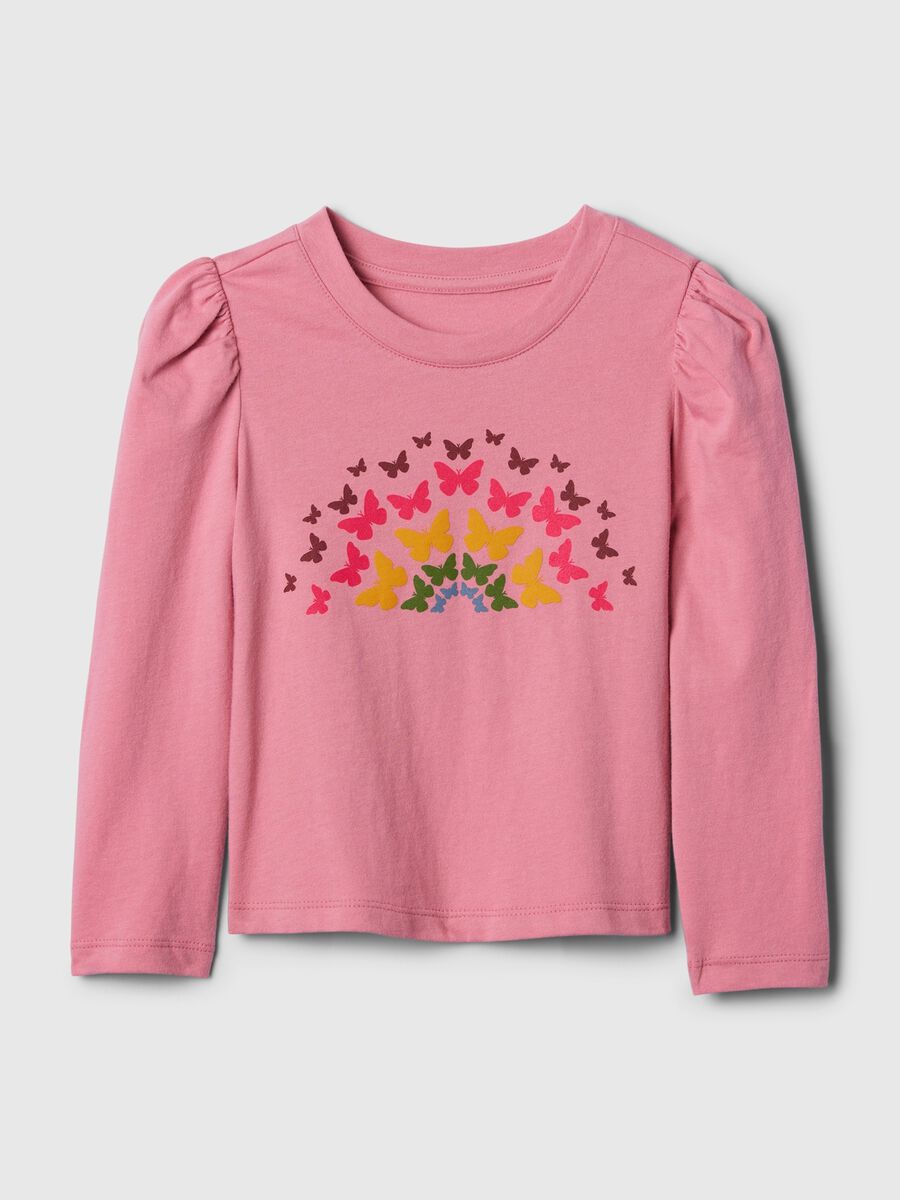 Long-sleeved T-shirt with print Baby Girl_0