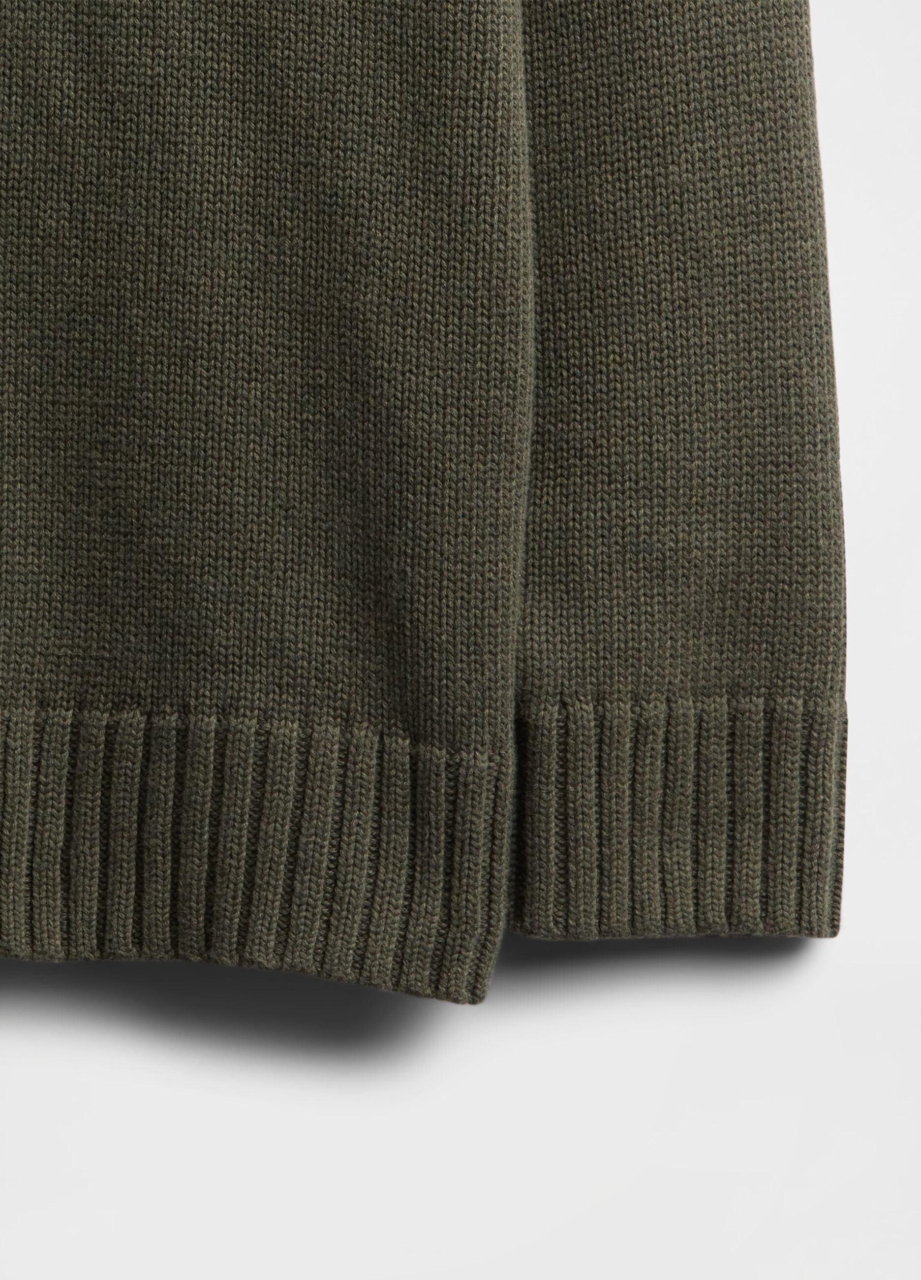 Maglione verde in cotone_4