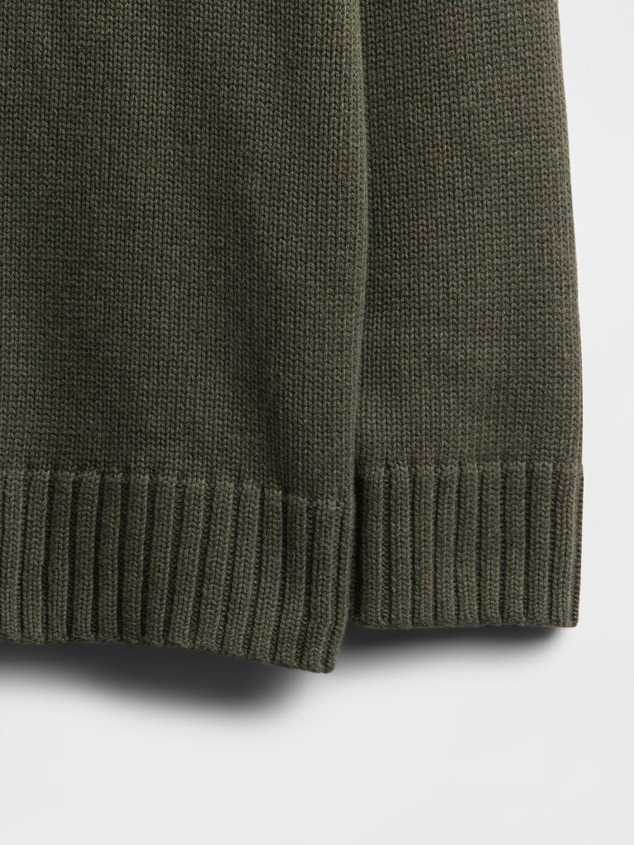 Maglione verde in cotone Donna_4
