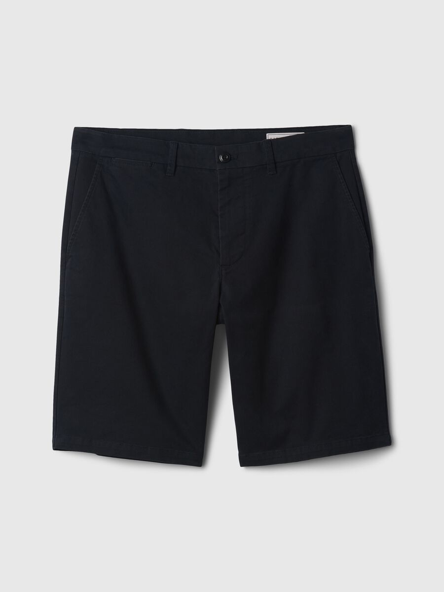 Relaxed-fit Bermuda shorts in stretch cotton Man_3