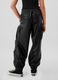 Pantalone parachute cargo effetto lucido_2