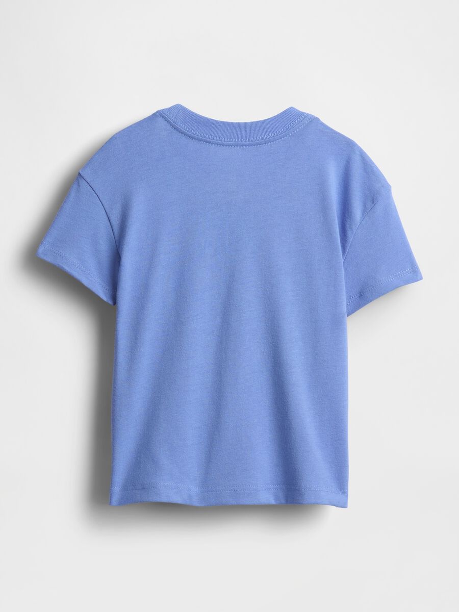 T-shirt blu con stampa personaggio GAP Baby Boy_1
