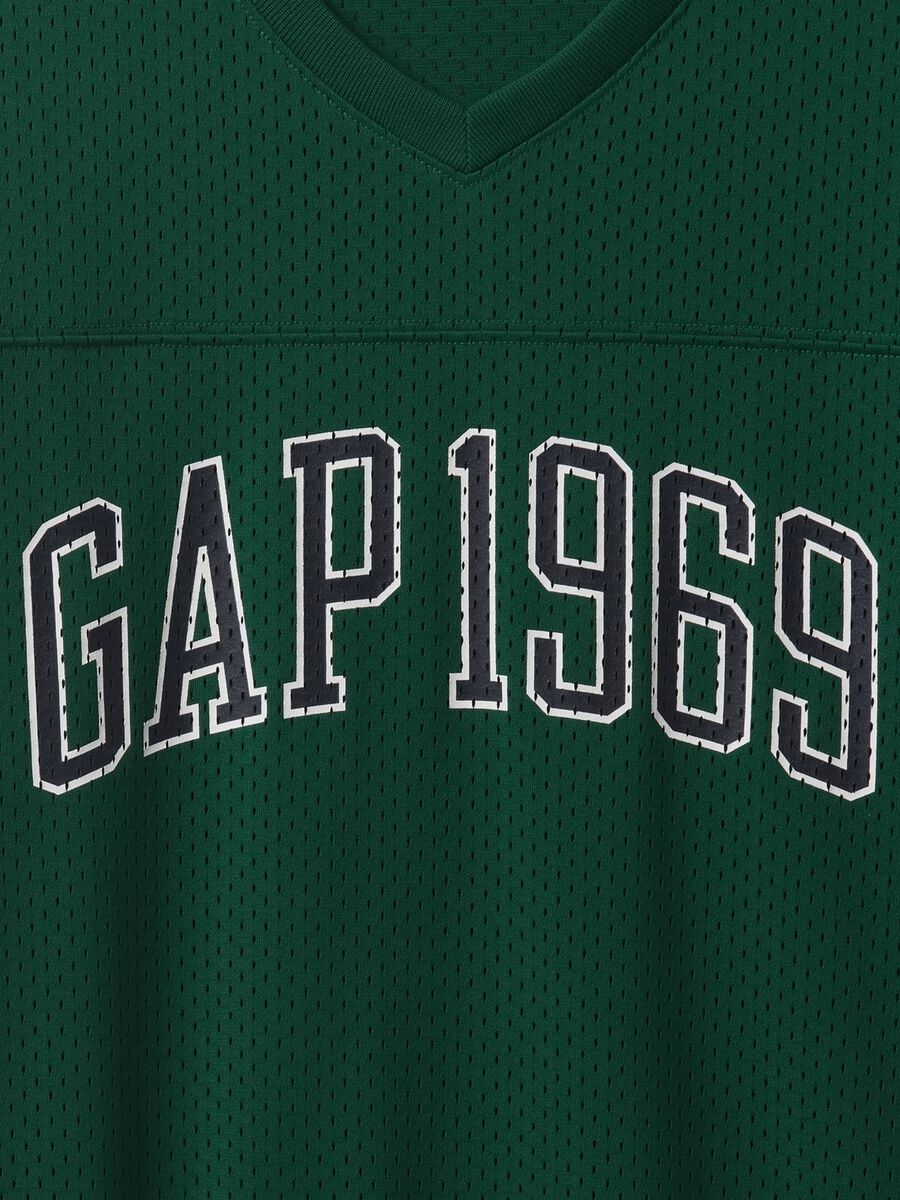 Maglia sportiva verde con logo GAP 1969 Boy_4