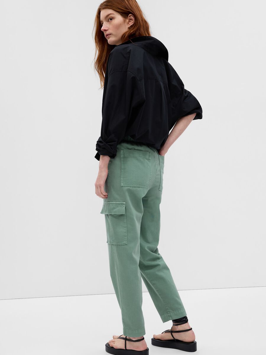 Joggers cargo in twill Donna_1