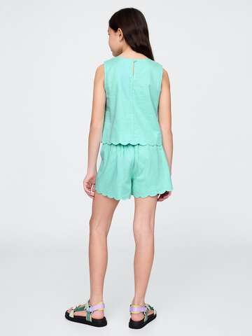 Skort verde con bordo smerlato_1
