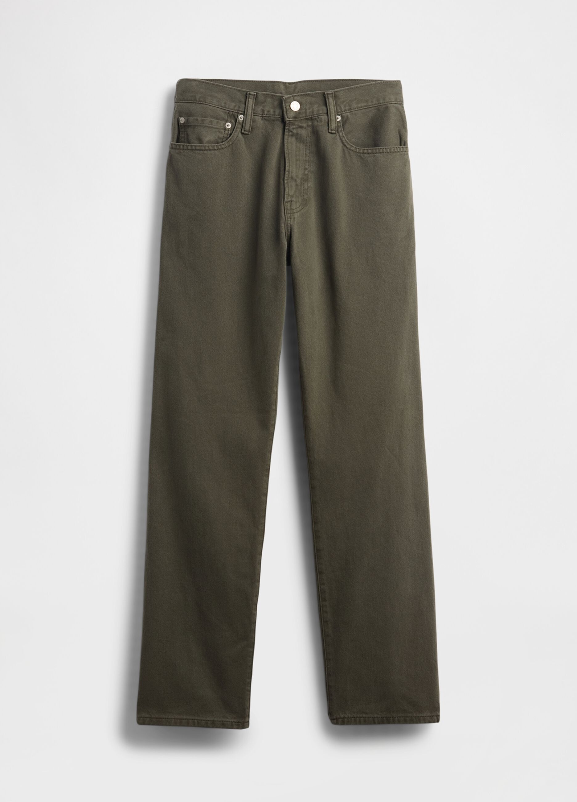 Pantaloni verde in cotone_4