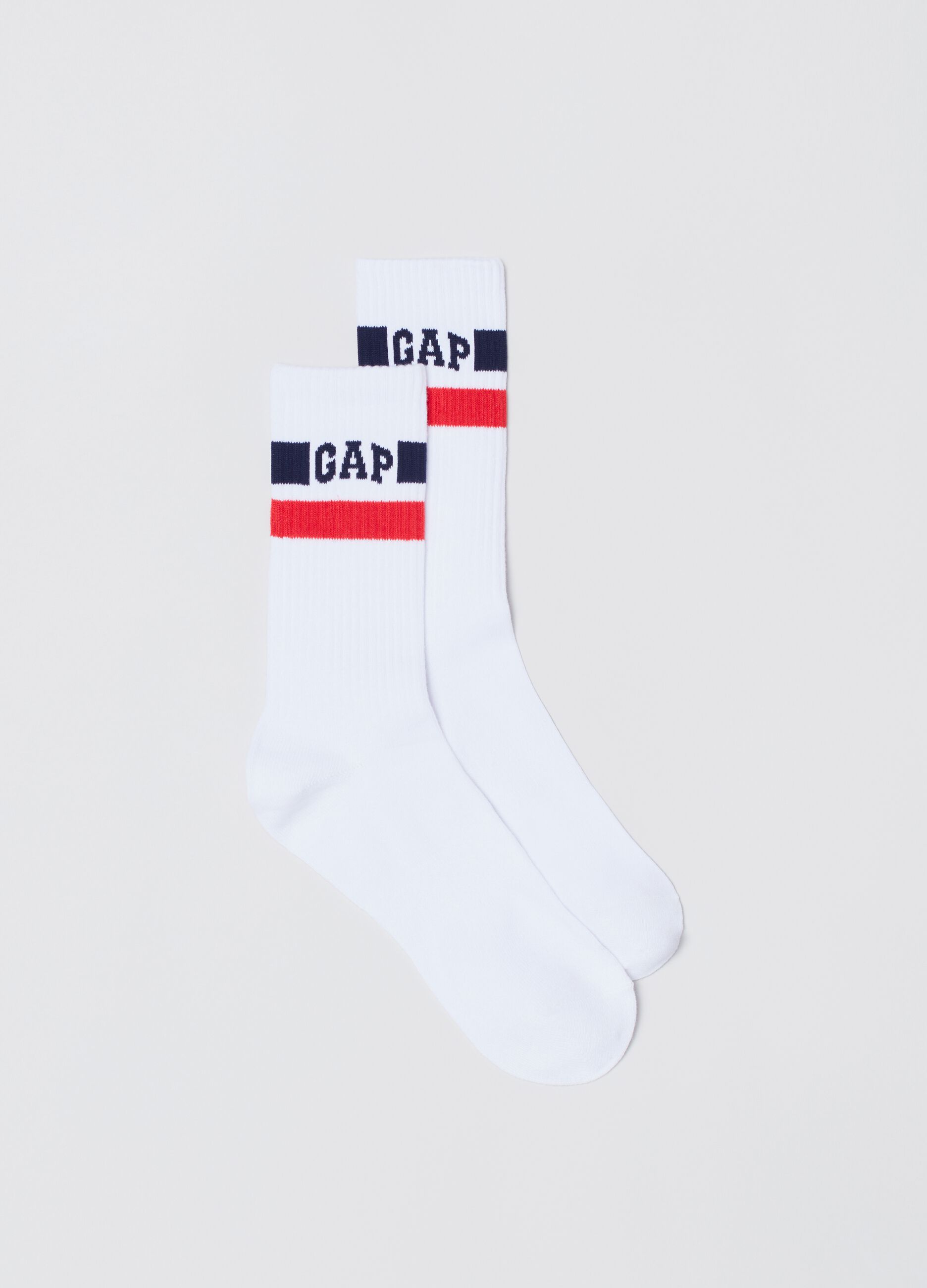 Ribbed socks with logo_0