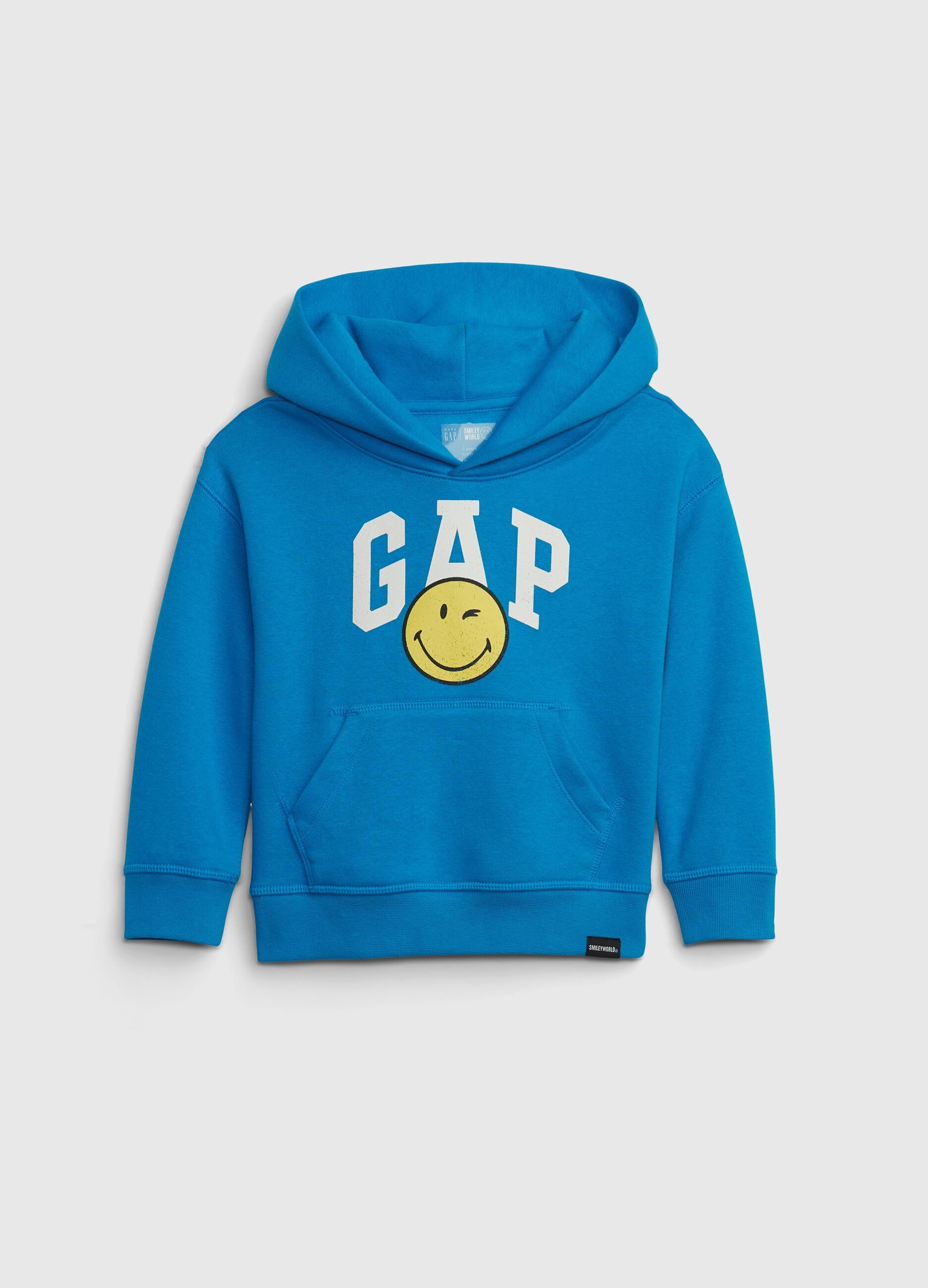 Hoodie with Smiley® print