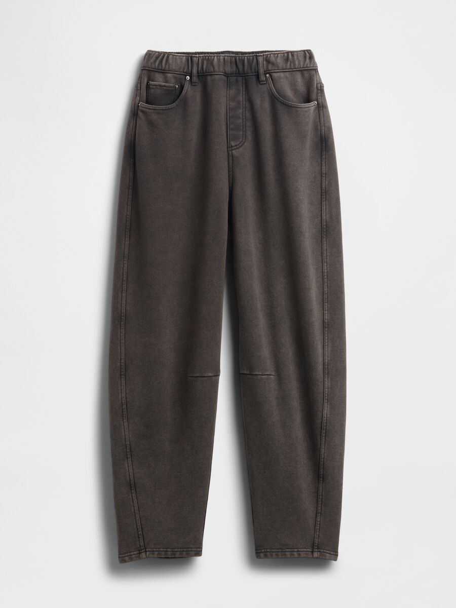 Grey Wide Leg Trousers Woman_4