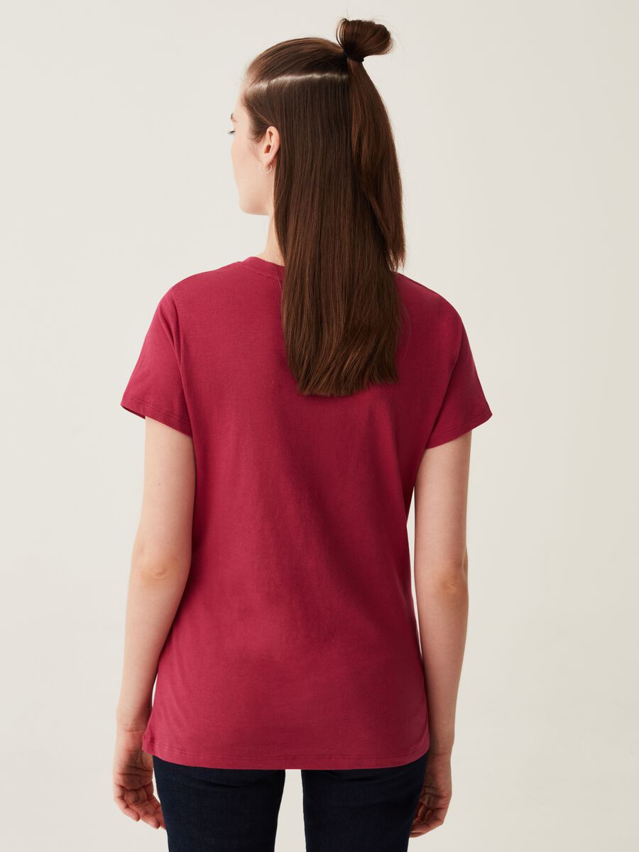 Bipack t-shirt in cotone con stampa logo Donna_2
