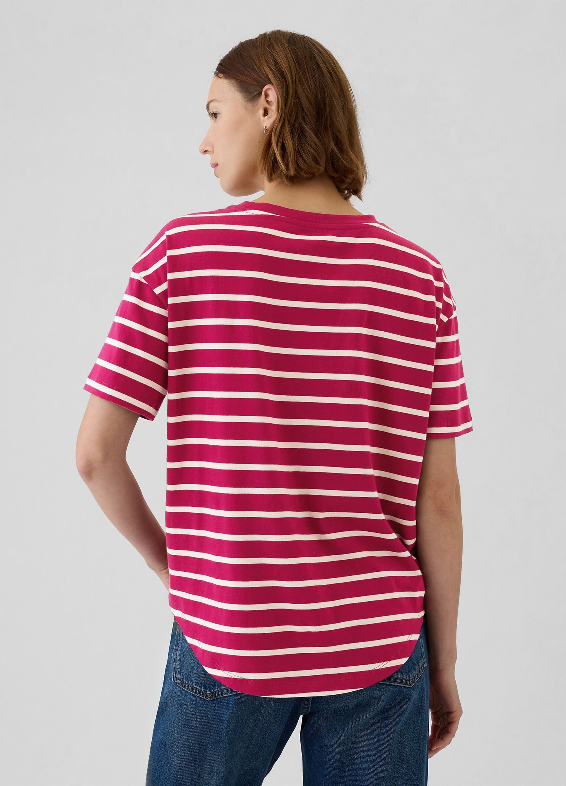 T-shirt in cotone bio stampa logo Athletic Dept._2