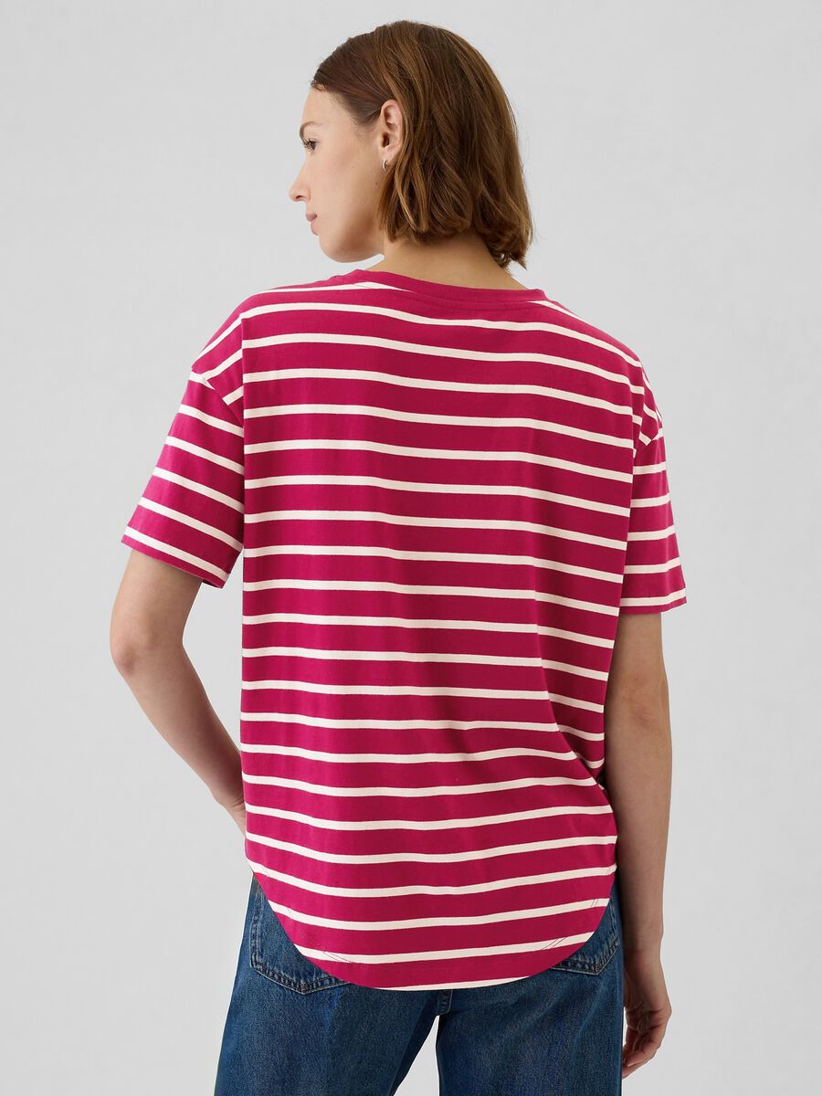 T-shirt in cotone bio stampa logo Athletic Dept. Donna_2