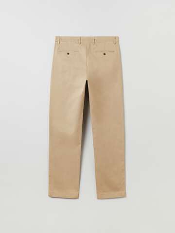 Pantaloni straight fit in cotone stretch_3
