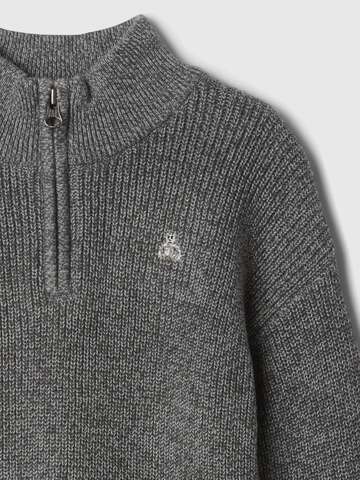 Pullover mock neck con mezza zip_2