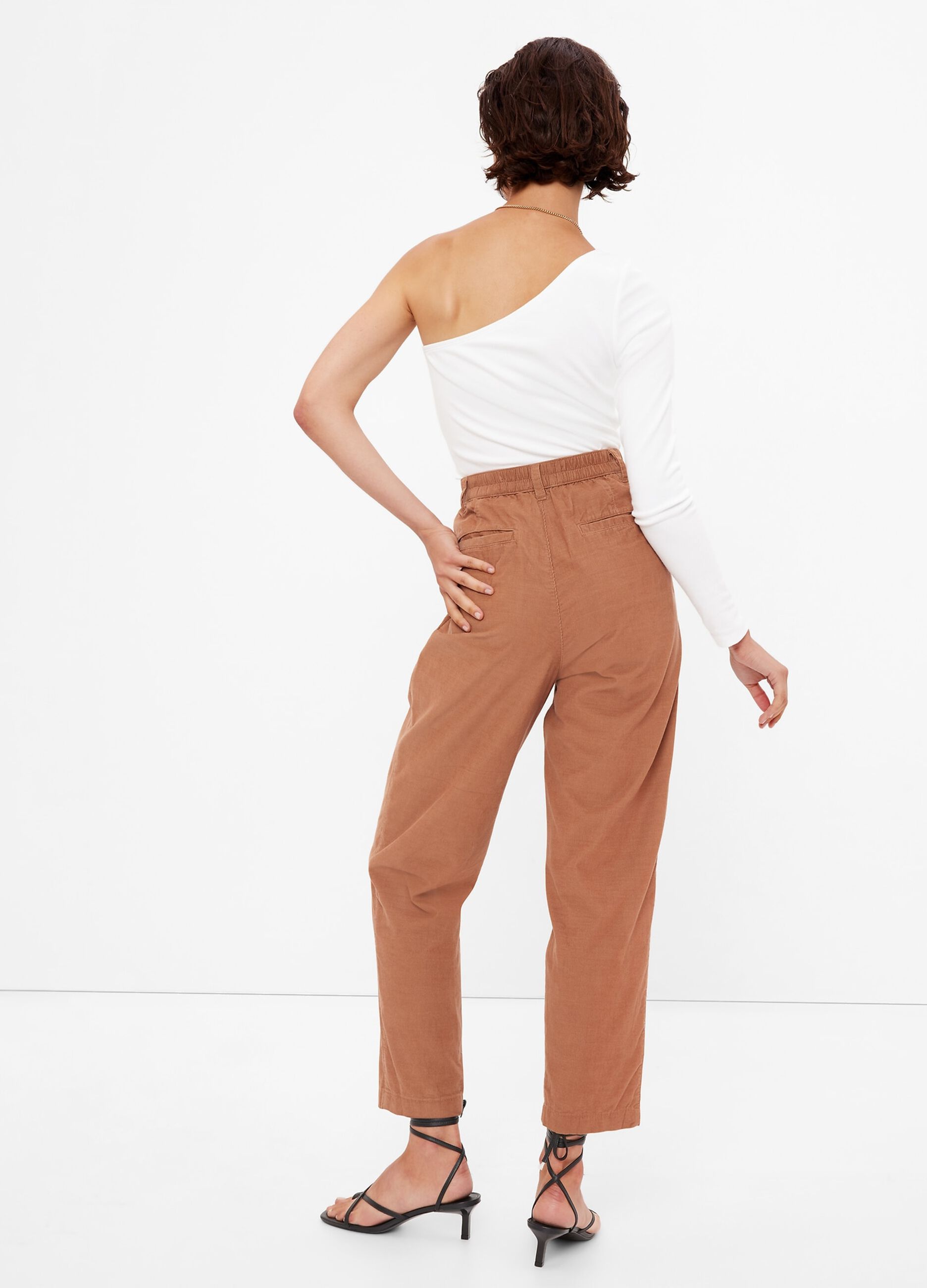 Tapered-fit corduroy trousers_1
