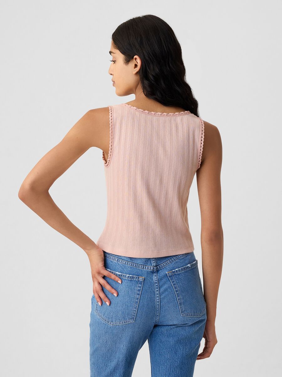GAP for DÔEN pointelle tank top Woman_2