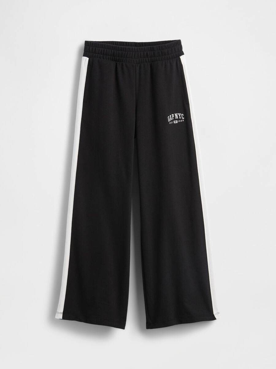 Pantaloni neri per bambina in puro cotone Bambina_2