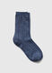 Short socks in lurex pointelle weave_0