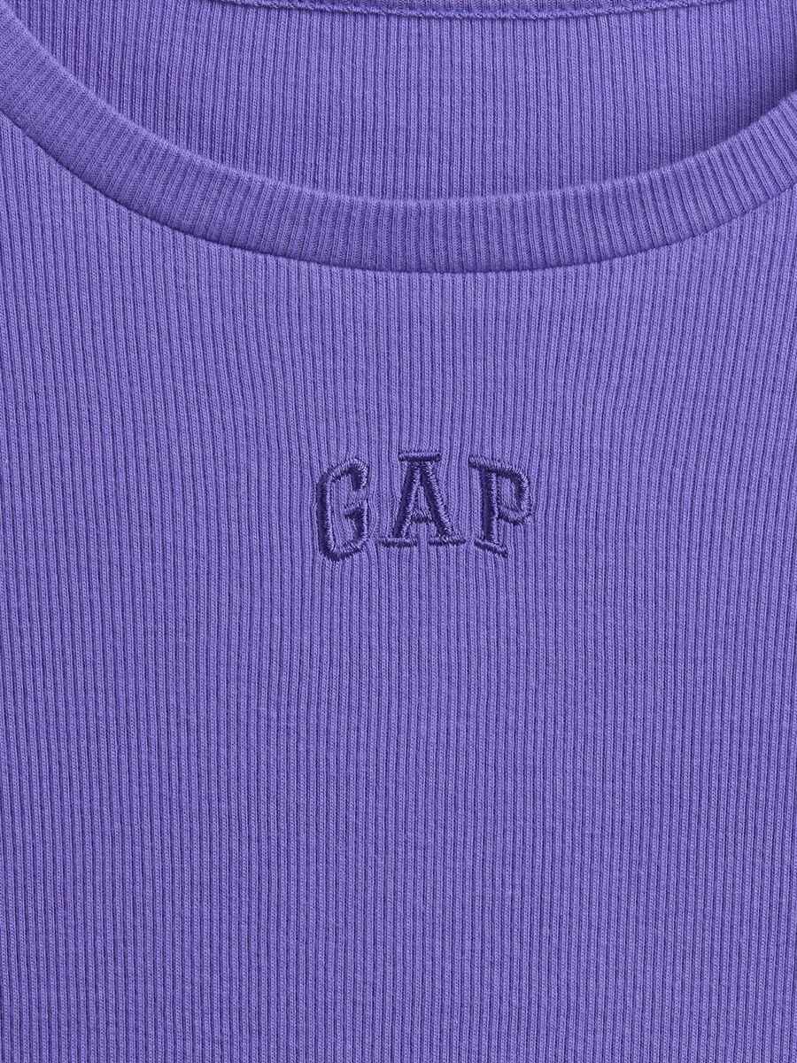 Purple Long-Sleeve Cotton T-Shirt Girl_3