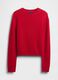 Pullover rosso in misto cotone e acrilico_3
