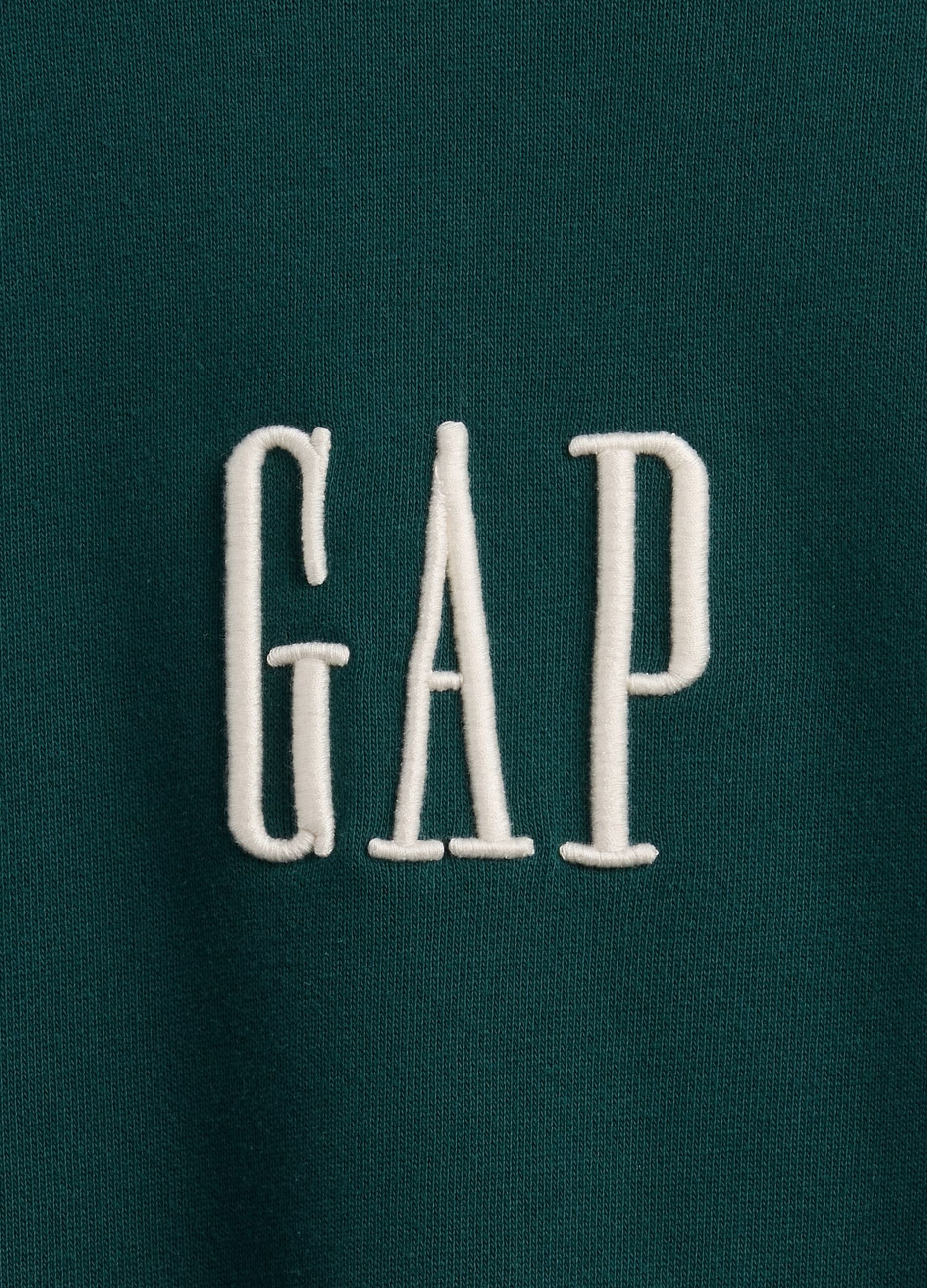 Felpa girocollo e logo