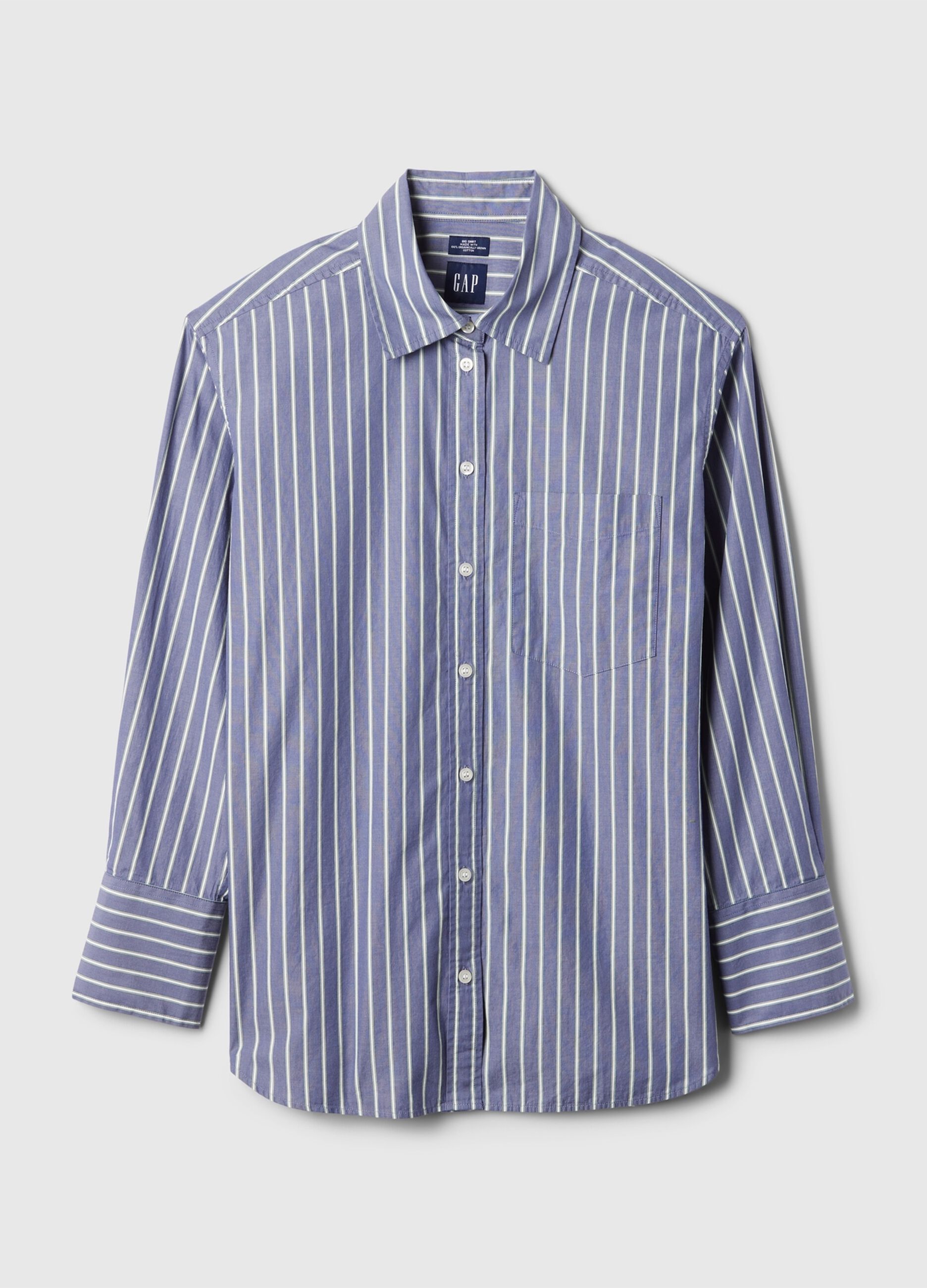 Camicia oversize a righe_4