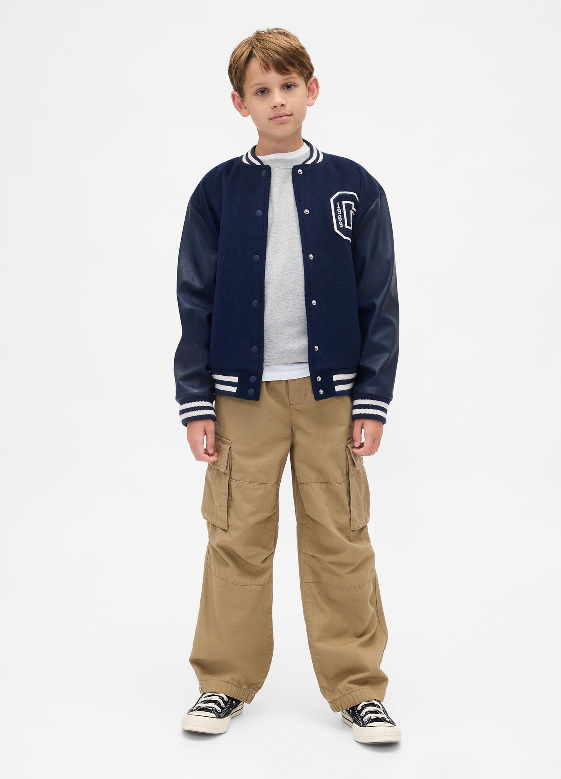 Beige Cargo Trousers