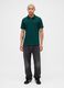Green short-sleeve stretch polo shirt_2